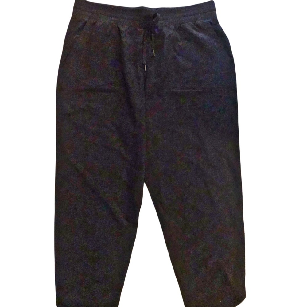 Spanx Womans Black Casual Friday Draw String Tapered Pant Size 3X